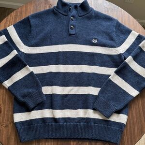 Chaps Striped Sweater- Mens